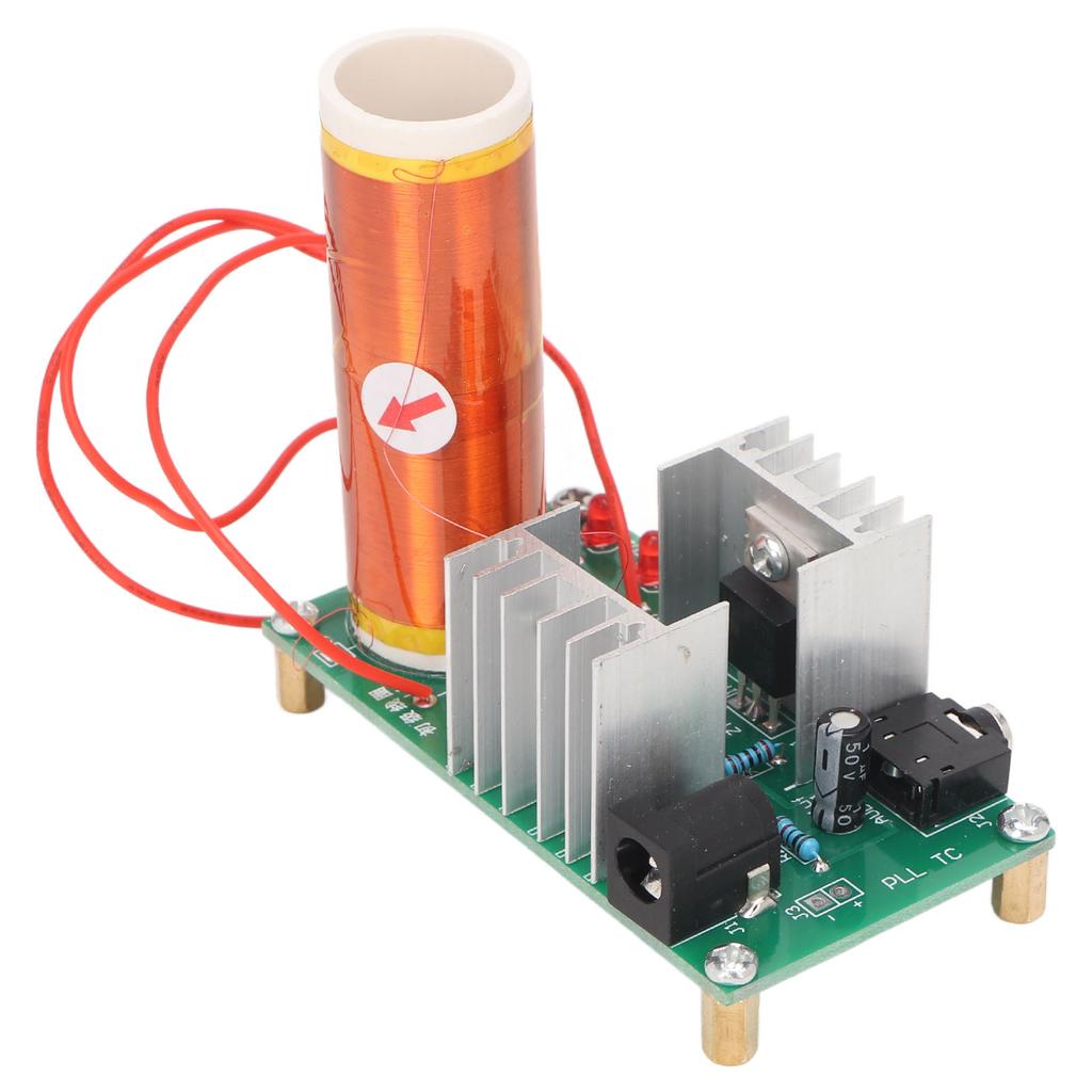 Experiment Electronic DIY Coil Scientific Kit Ion Wreath Music Playback Plasma Wireless Transmission DC 15‑24V