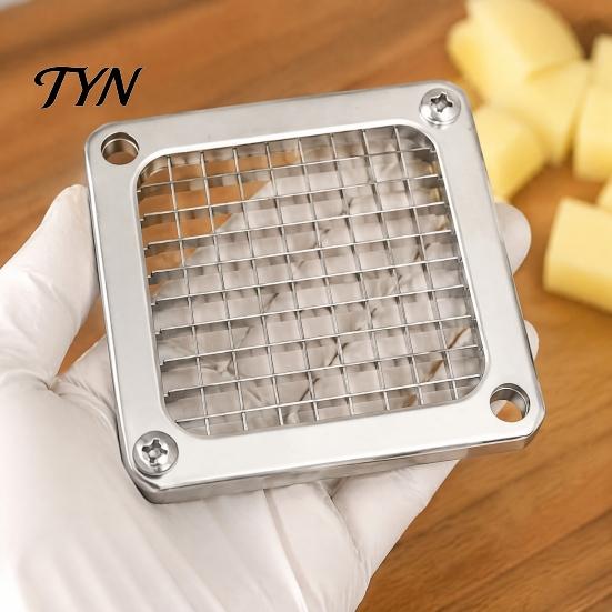 Rust Resistant Kitchen Gadget Part Stainless Steel Vegetable Cutter Replacement Blade, Fruit Cutting Machine Easy to Clean Dicer Blade