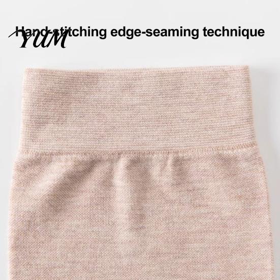 Long Tube Knee Covers Soft Warmers for Cold Protection, Breathable Cotton Leg Sleeves, Anti Comfortable Sleeves Home Slip Warmers, Elastic Thermal