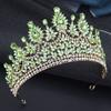 Baroque Luxury Queen Crystal AB Tiaras Crown For Bridal Women Girls Wedding Diadem Princess Party Hair Dress Jewelry