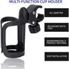 Bicycle Handcart Cup Holder Portable Water Bottle Holder Multi-purpose Outdoor Equipment Easy To Disassemble Cycling Cup Holder