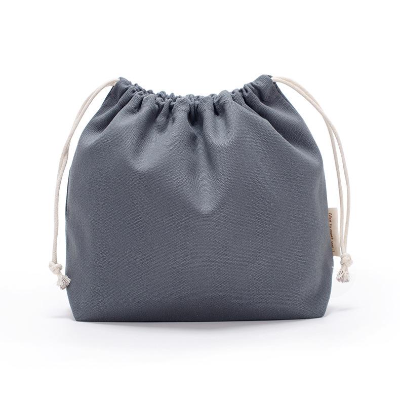 1PCS Color Drawstring Pouches Portable Gift Blank Bags For DIY Cotton Hemp Bags Jewelry Display Packaging Storage