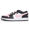 Air Jordan 1 Низкие Винтажные Баскетбольные Кроссовки Устойчивые к Скольжению и Истиранию Женские Черно-Розовые DC0774-101(Команда59-)