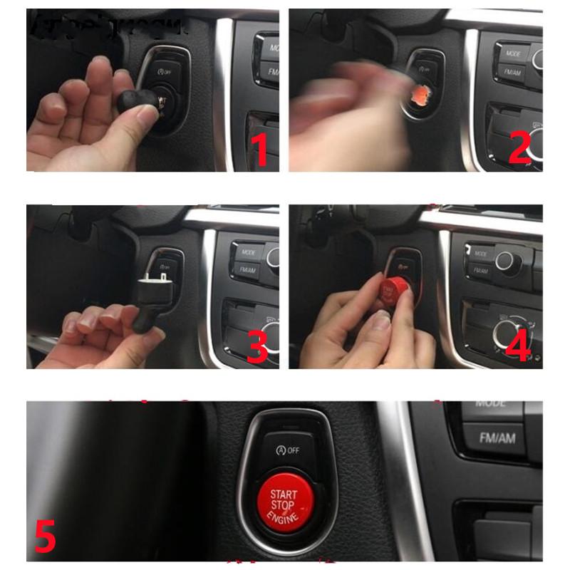 Крышка кнопочного переключателя запуска двигателя автомобиля, стопы, подходит для BMW X3 G01/X4 G02/5 серии G30/6 серии GT G32