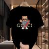 2025 Men's Trend Fashion New Summer Alphabet Pattern Printed T-shirt Pure Cotton Harajuku Classic Breathable Fashion T-shirt
