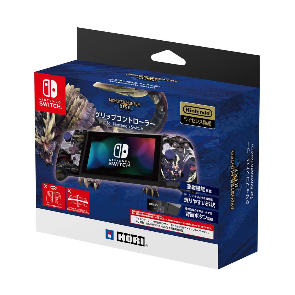 Licensed Monster Hunter Rise Grip Controller for Nintendo Switch Switch [Nintendo Product] [Nintendo Compatible]