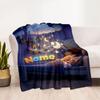 Bluey Family Adventure Personalized Name Blanket Gift Personalized Blanket Warmthful Decor Perfect for Nap Sofa Bed Couch for All Occasions