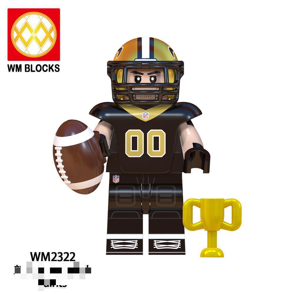 WM6135-2326 Rugby Series Puzzle Assembly Building Blocks Toy