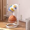 Стойка для хранения баскетбольных мячей Вертикальная стойка для мячей Держатель для хранения мячей Органайзер