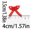 (50pcs / мешок) 3,5*4 см Розовые Полиэстеровые Ручной Работы Односторонние Банты для Рождественской Упаковки Подарков Однотонные Банты для Аксессуаров для Волос