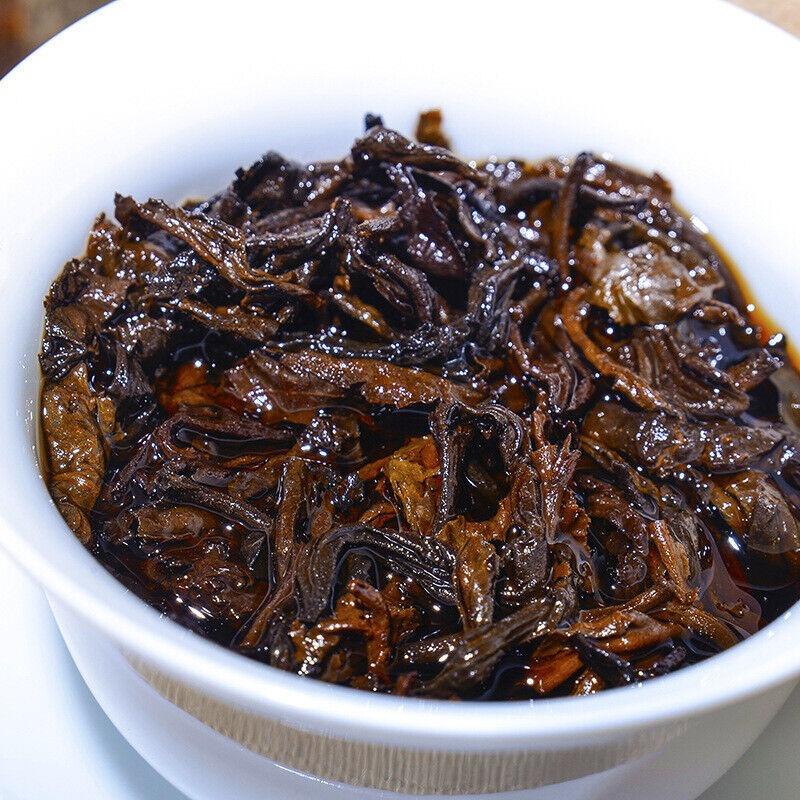 Спелый чайный пирог Пуэр Лао Баньчжан Спелый чайный пирог Коричневая гора Древний чайный пирог