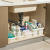 Removable Household Pull-out Kitchen Storage Rack Under Sink Basket Home Organizer Kitchen Accessories Storage Shelf With Wheels