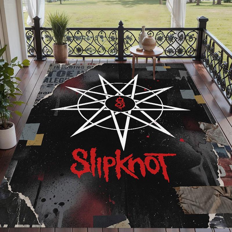 Мягкий ковер для пола с узором Slipknot, ковер для гостиной, декоративный коврик для украшения комнаты дома