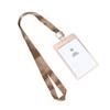 Metal Clip Buckle Aluminum Alloy Work Badge Card Holder Certificate Lanyard Chest Hanging Neck Brand Card Holder with Lanyard Rope Card Holder