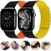 Спортивный силиконовый ремешок для Apple Watch Band 46мм 42мм 45мм 41мм 44мм 40мм 49мм Магнитный браслет iWatch 11 Ultra 10 9 8 7 6 5 SE 3