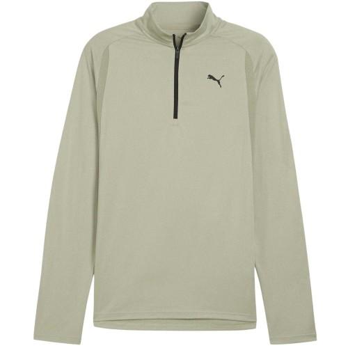 Puma Mens Performance Quarter Zip Tailored Long-Sleeved Top