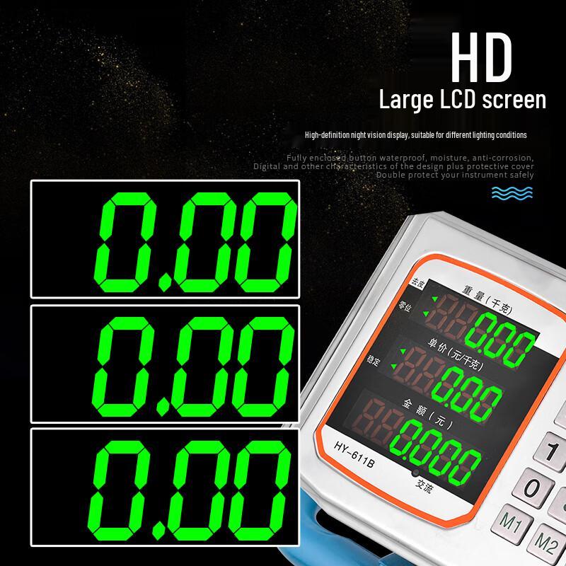 300kg Electronic Platform Scale with Dual TFT Color Display