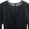 PLEATS PLEASE made in Japan No sleeve Pleated one piece 3 black ensemble Women Used