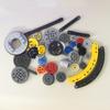 Серия MOC Gear Высокотехнологичные DIY Здания из Мелких Деталей Строительные Блоки Совместимые Аксессуары Комбинация Механический Подарок