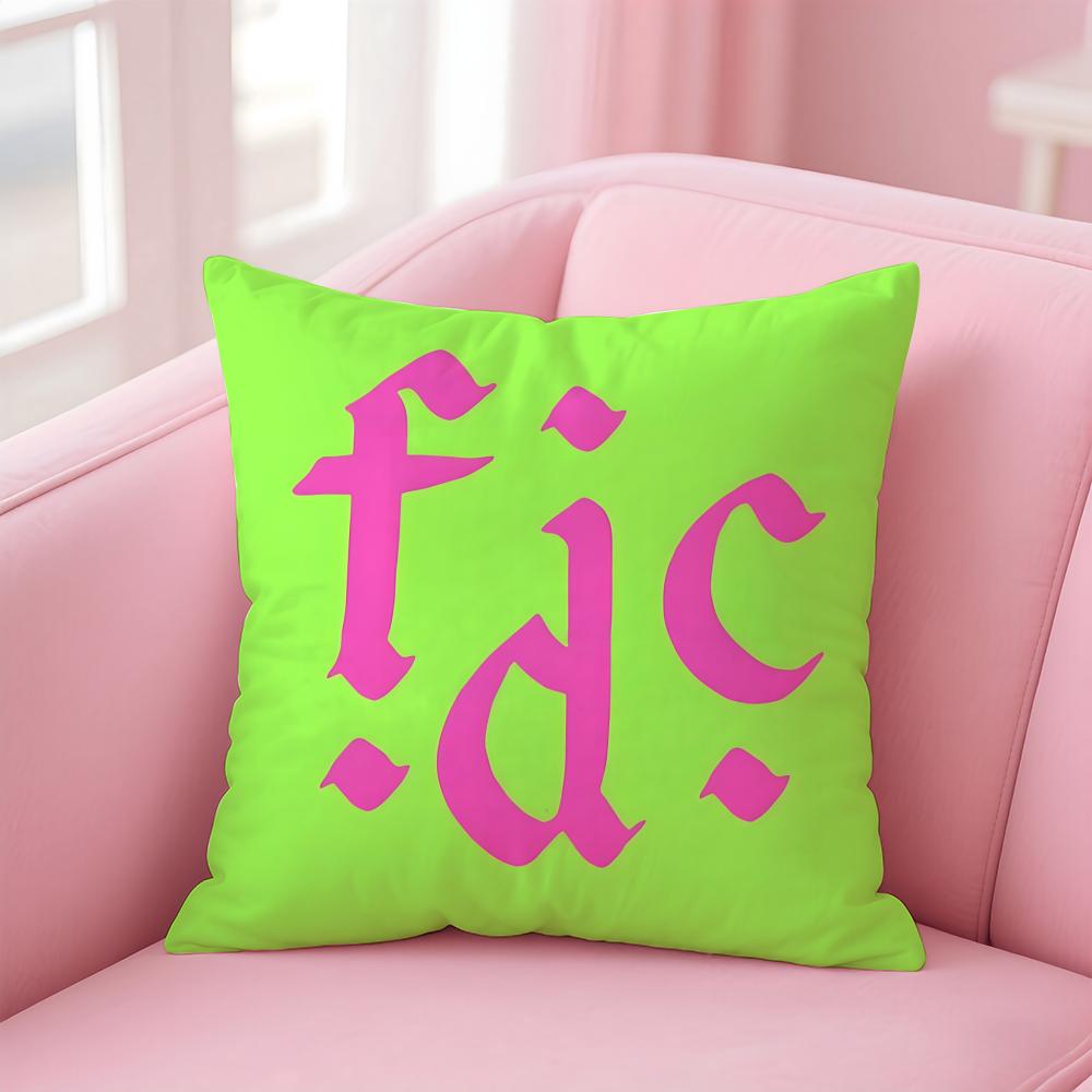 Romance Indie Irish Band FFontaines D C Cushion Cover Pillow Case Soft Skin Friendly Fabric Concealed Zipper