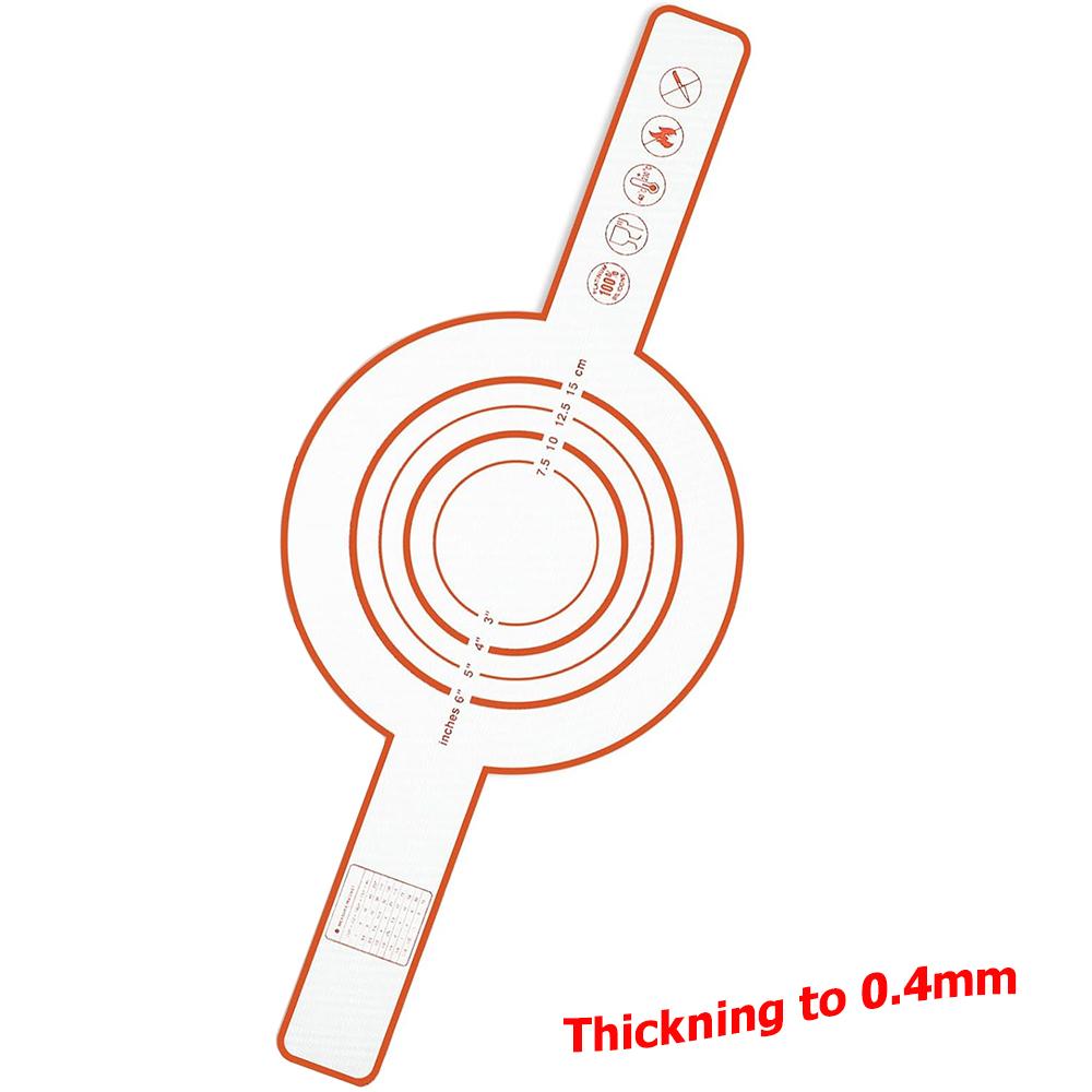 LMETJMA Silicone Bread Sling for Dutch Oven Non-stick Bread Baking Mat with Long Handle Heat Resistant Dutch Oven Liners JT300