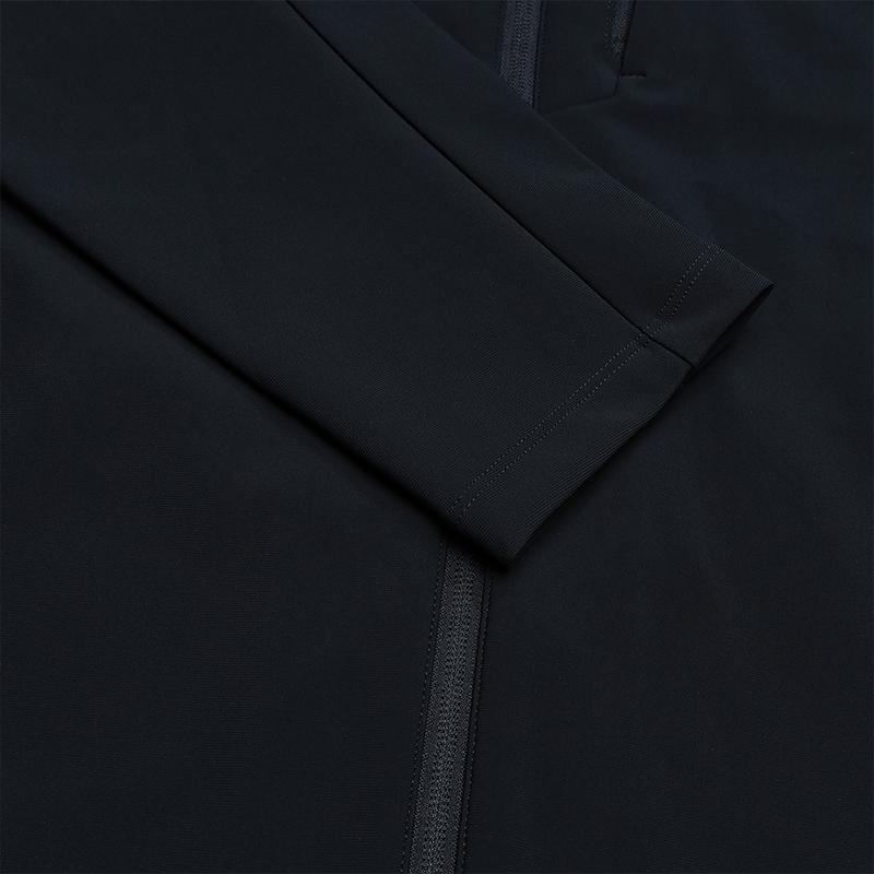 Fila Фитнес Мода Универсальная Простая Куртка Мужские куртки Глубокий-Черный A11M641502FBK