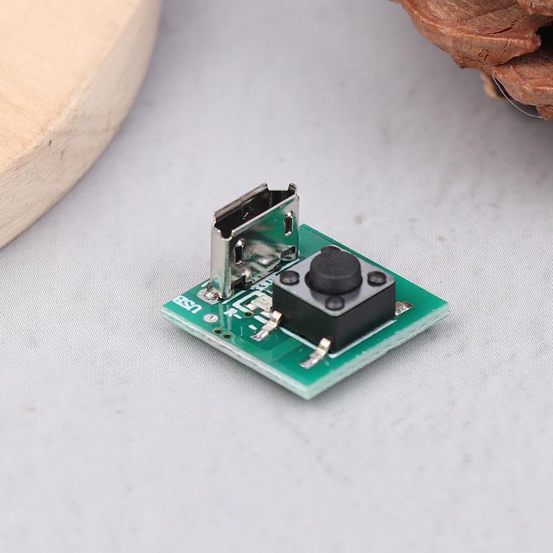 Яркий свет фонарик аксессуары Android порт зарядки сенсорный переключатель функция Diy модуль плата два набора светодиодов использование