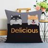 Cartoon Animal Print Decorative Pillowcase Bedroom Living Room Square Cushion Pillowcase
