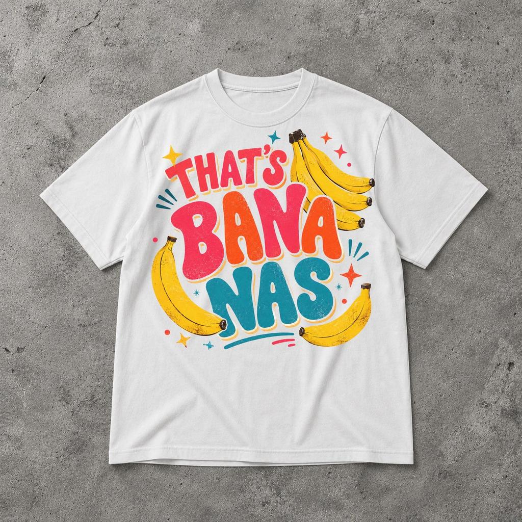 Thats Bananas Banana Shirt, Funny Retro Food Pun Shirt, Cute Summer Vacation T Shirt