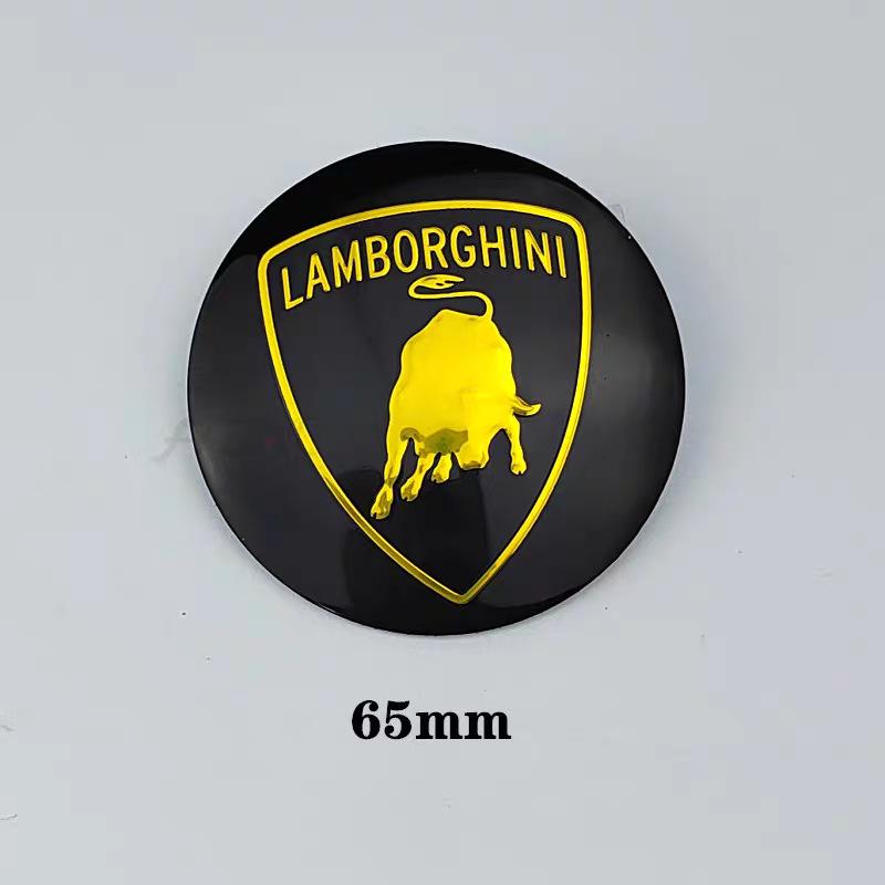 65mm Aluminum Steering Wheel Logo Sticker for Maserati & Lamborghini