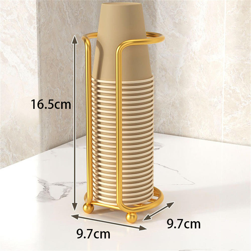 Одноразовый держатель для хранения стаканов, полка для воды, чайных чашек, деревянный диспенсер с длинной палкой, подставка для кружек, органайзер, принадлежности