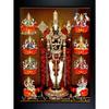 Divinity Eternity Spirituality Tirupati Balaji Venkateswara Swamy Wooden Photo Frame with Wall Hook, 1 Piece