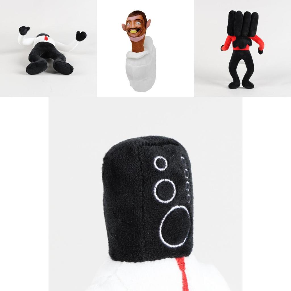 Unique Skibidi Toilet Speakerman Plush, Handcrafted With High-quality Short Plush Fabric, Ideal For Souvenir And Gift Shops