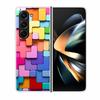 For Samsung Galaxy Z Fold 5 ZFold5 Cases Marble Transparent Shockproof Protection Hard Back Cover For Samsung Z Fold 5 5G Cases