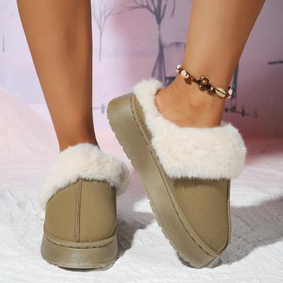 Модная зимняя обувь Женские ботинки Осень и зима Домашняя обувь Подошва из ЭВА Нескользящие Теплые Унисекс ботинки Для использования в помещении и на улице