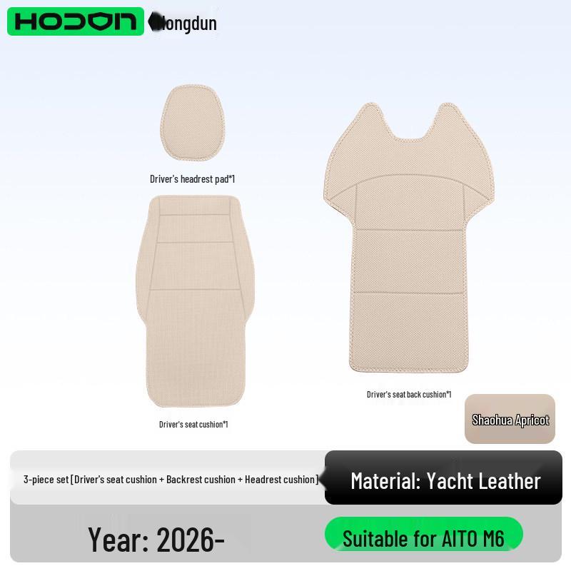 All-Season Ventilated Seat Cushion for AITO M6 - Breathable Interior Cover.