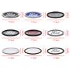 NGGU1 11.5cm ABS Car Front Rear Trunk Badge Emblem Replacement For Ford Focus Mondeo Edge Ecosport Ranger Fiesta Fusion Kuga Tuning