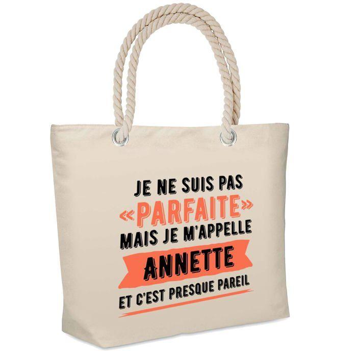 Sac isotherme Annette Parfaite Cadeau humour femme Anniversaire Noël fête des Mères Mamie | Glacière Souple Idéal pique-nique