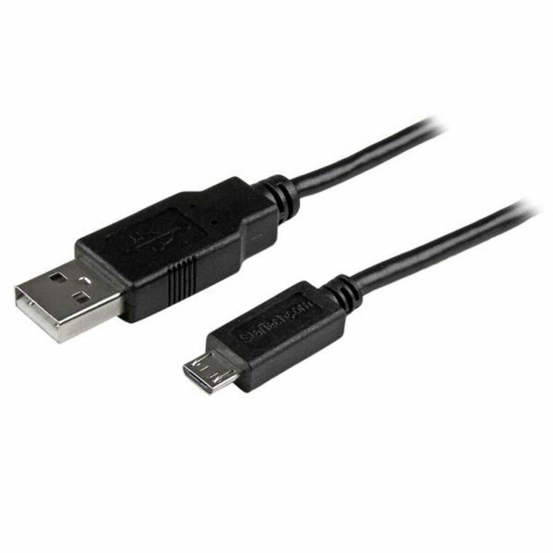 Startech-Cable USB a Micro USB Startech USBAUB2MBK Negro
