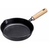 Ishigaki Cast Iron Skillet with Wooden Handle, 18cm, 4454