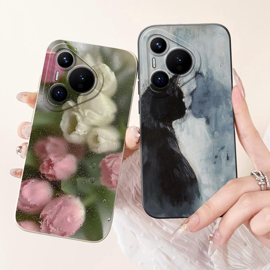 Чехол для Huawei Pura 70 Pro Plus HBN-AL10 Милый Чехол с Рисунком Конфет Мягкий Силиконовый Чехол для Huawei Pura 70 Ultra Pura70 Pro+ Корпус