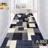 Modern Home Long Corridor Carpet Non-slip Stairway Rug Hotel Lobby Passageway Runner Washable Room Decor Floor Mats Customizable