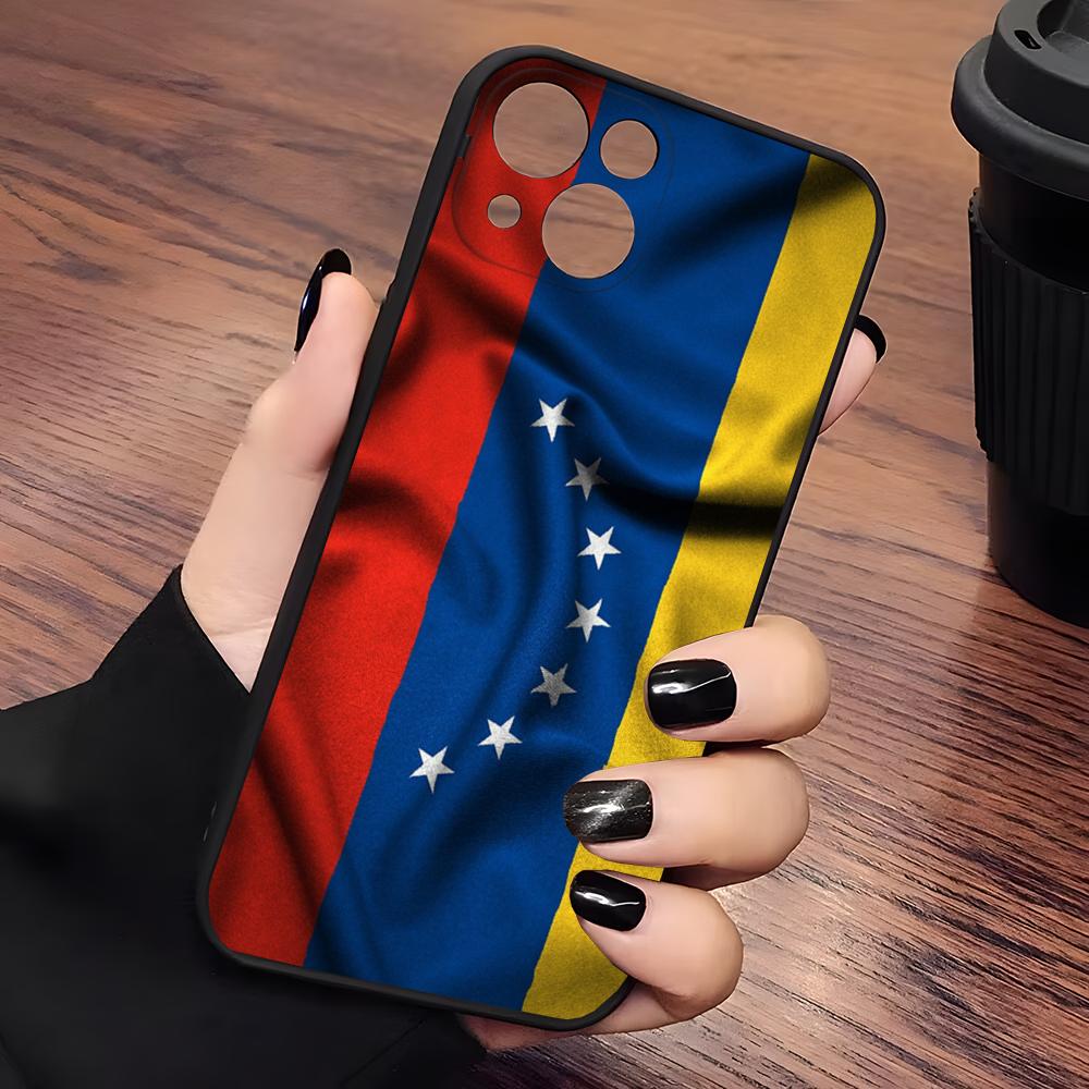 Flag Of Venezuela Phone Case Matte Transparent For Iphone 16 15 Max 14 13 Mini 12 Pro 7 8 11 XR Xs X Plus Back Cover