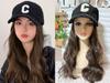 Выберите весеннюю пушистую кепку 2023 года с английскими кудрявыми длинными волосами, остроконечную, светло-натуральную бейсболку Lily's Women's с надписями, Волосы, 45 см, Наращивания, Парик,