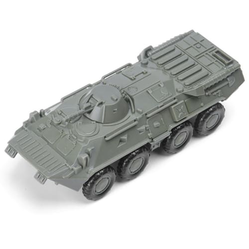 1:72 4D Assembly Model of BTR-80 Wheeled Armored Vehicle, Military Plastic Armored Vehicle Model, No Adhesive Required
