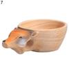 Water Mug Hand Carved Fox Crafted Nordic Style Animals Head Image Cup Home