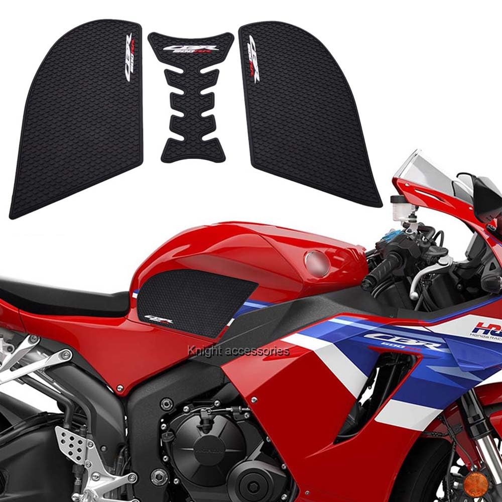 Motorcycle Tank Pad Set, Knee Grip Pads, Tank Protector Pads, Tank Traction Pads, Scratch Prevention, For Honda CBR600RR HRC 2021 2022 2023 2024 2025