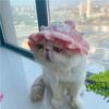 Милая изысканная шапка для кошек, эластичная осенне-зимняя шапка для домашних животных, щенков, котят, вязаная шапка, реквизит для вечеринки, фотосессии, украшения, аксессуары для кошек
