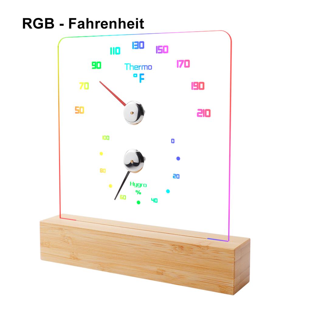 2 в 1 Термо-гигрометр для дерева в помещении Термометр-гигрометр Аксессуары для паровой бани Сауны