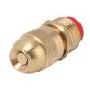 5PCS G1/2 Male Thread Misting Nozzle Brass Irrigation Nozzle Durable Spray Nozzle  Lawn Watering